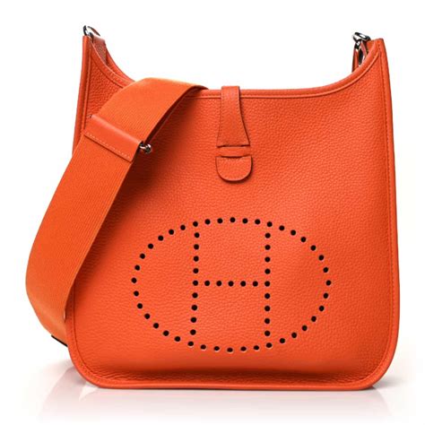 cestino hermes|hermes evelyne bag.